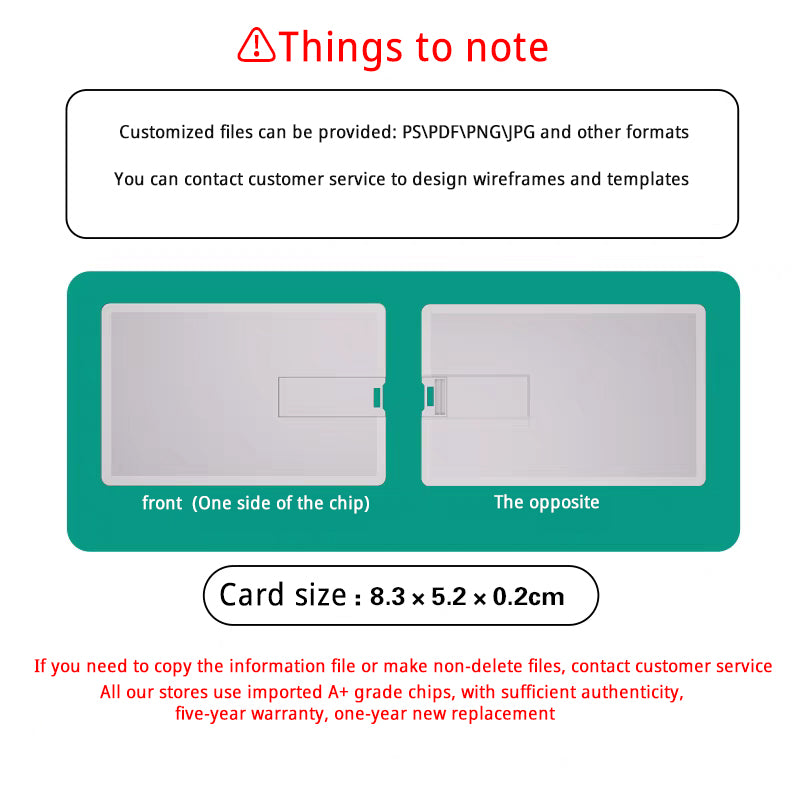 Card U disk 16G school enrollment 32G corporate exhibition gift 64G business card 128G USB flash drive pattern logo
